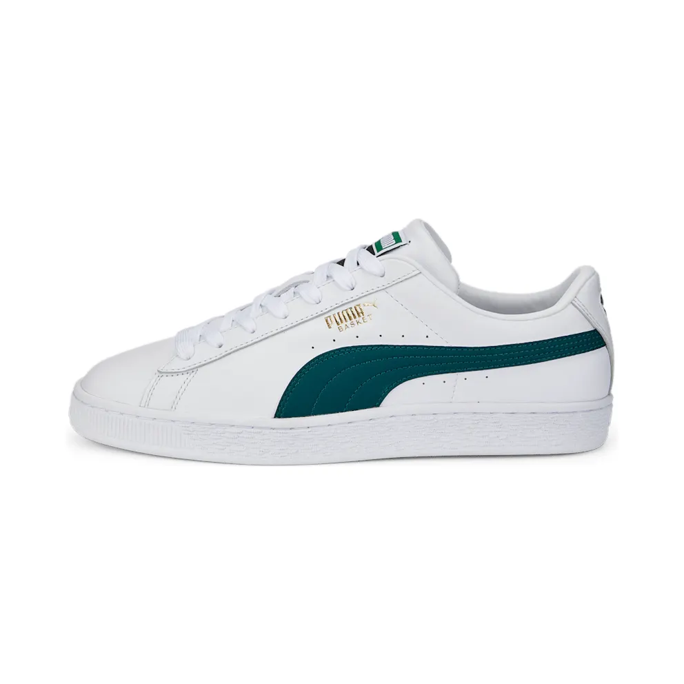 Puma Basket Classic XXI White/Green (374923-21)