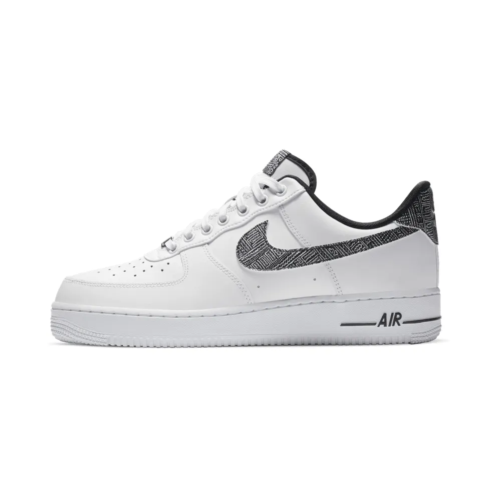 Nike Air Force 1 ’07 White Metallic Silver White/Metallic Silver/Black (CZ7933-100)