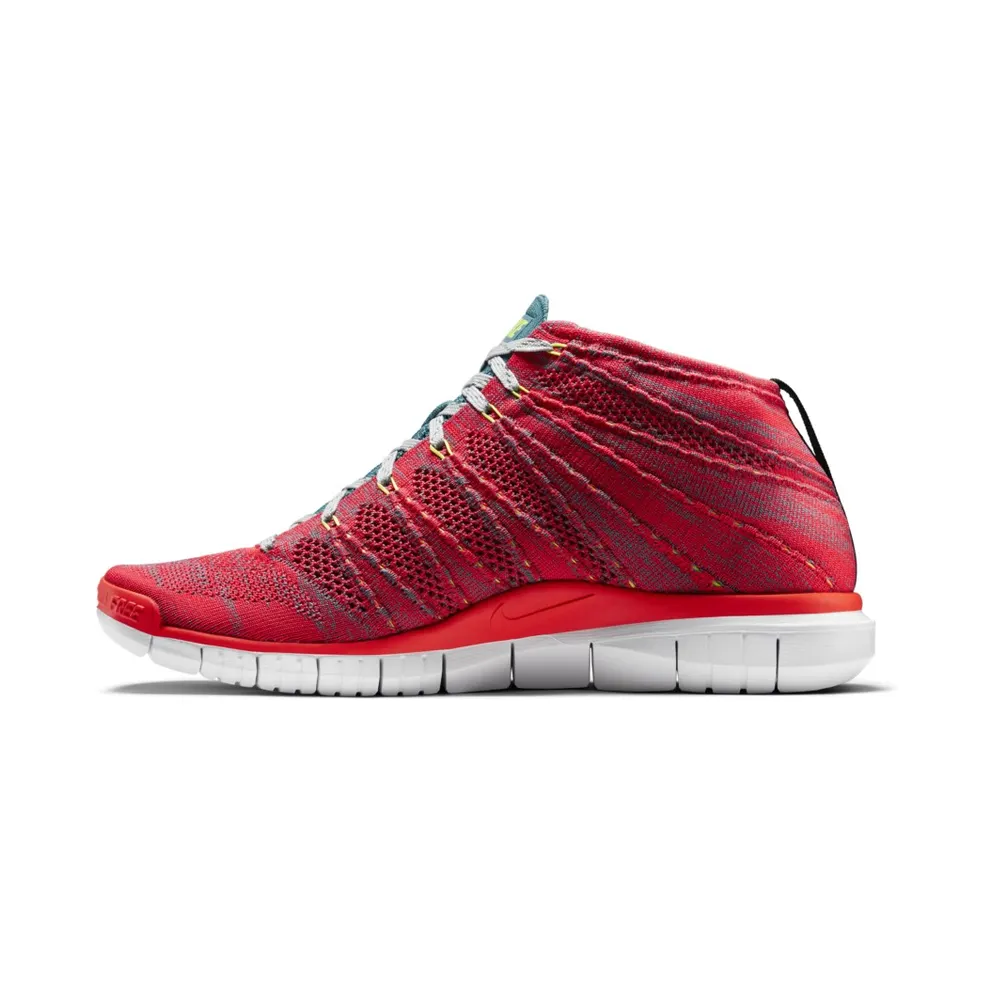 Nike Free Flyknit Chukka Bright Crimson Bright Crimson/Light Ash Grey-Mineral (639700-600)