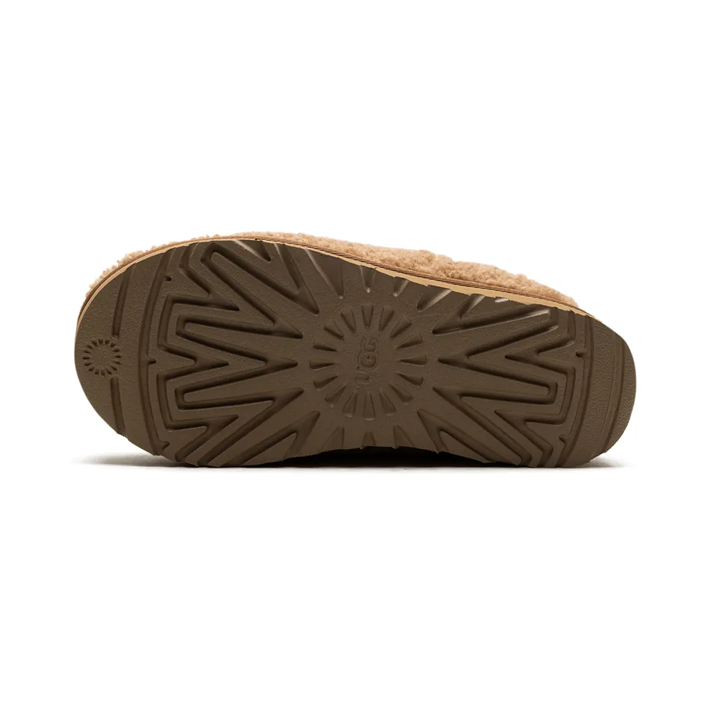 Ugg Tasman Maxi Curly Slide “Chestnut” (1158356-CHE)