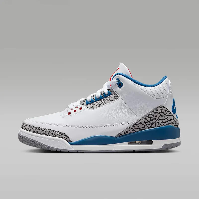 Jordan 3 OG “White / True Blue / Fire Red” (IF4396-104)