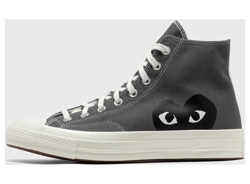 Comme des Garçons Play X CONVERSE Chuck Taylor 70 High Top Grey