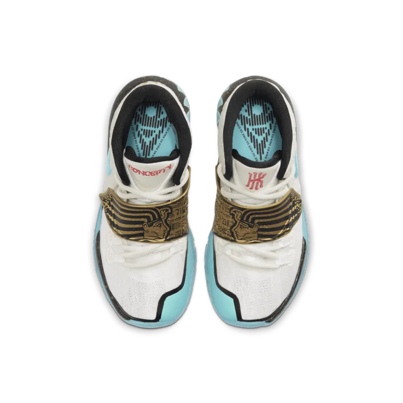 Nike Kyrie 6 Concepts Golden Mummy (PS) Sand/Teal-Metallic Gold (CV5573-149)