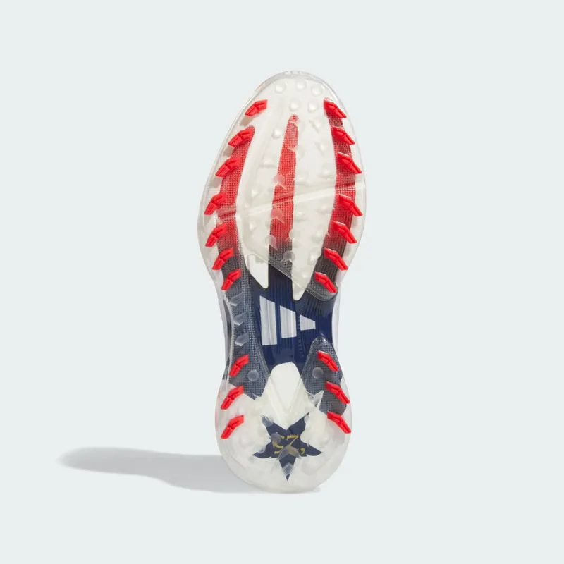 adidas Adizero ZG Spikeless Golf Cloud White Dark Blue Red (JS1898)