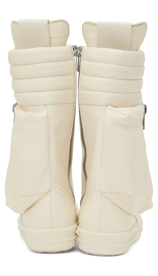 Rick Owens Black Cargobasket Sneakers (RU02B2899 LPO) (2)