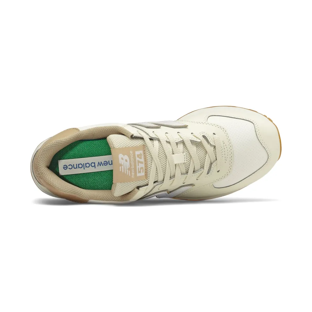 New Balance New Balance Unisex 574 Beige/White (U574VY2)