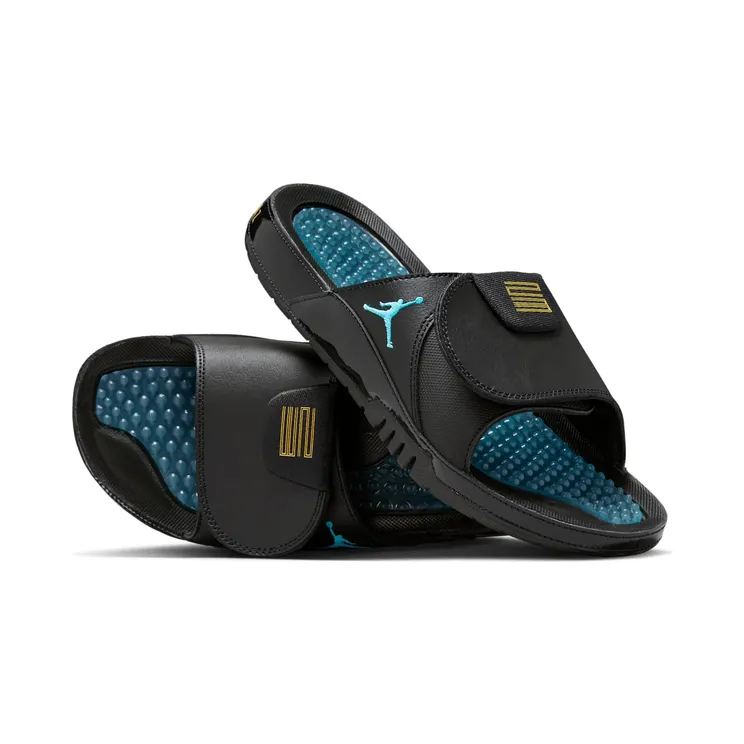Jordan Hydro XI Retro “Black / Varsity Maize / Gamma Blue” (FN2452-047)