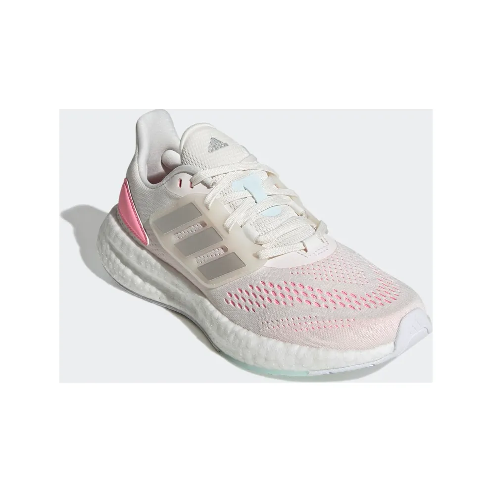 adidas Pureboost 22 Cloud White / Silver Metallic / Beam Pink (HQ1457)