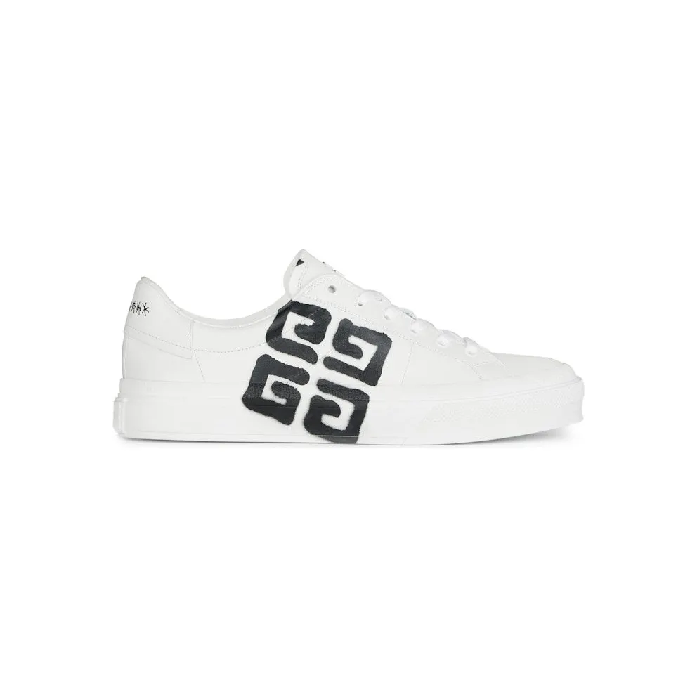 Givenchy City Sport Tag Effect 4G Print Black White (BH005VH13P-116)