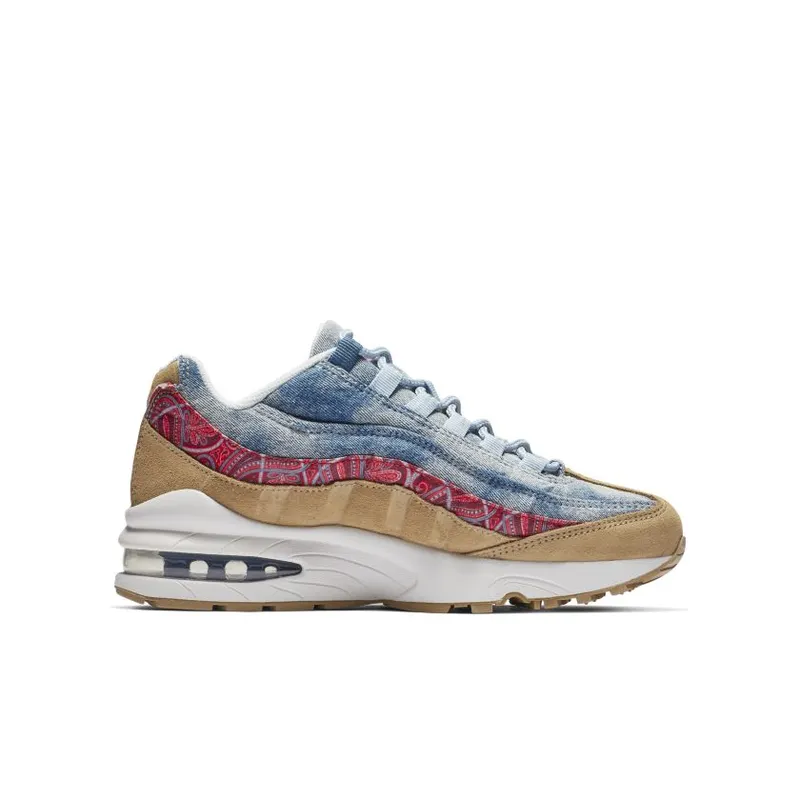 Nike Air Max 95 Wild West (GS) Particle Beige/University Red-Thunderstorm-Light Armory Blue-Armory Nay (BV6375-200)
