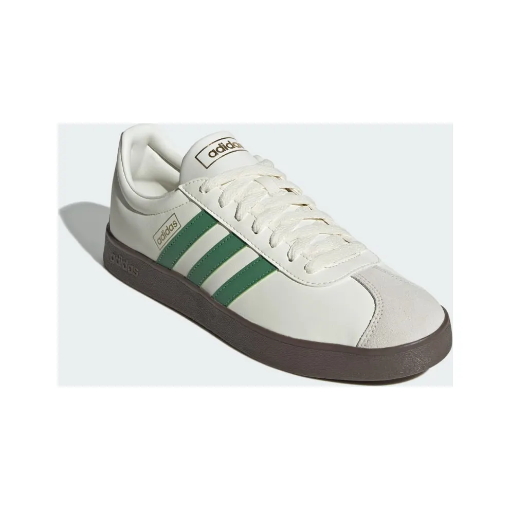 Adidas VL Court Classic Shoes Off White / Collegiate Green / Alumina (JH5061)