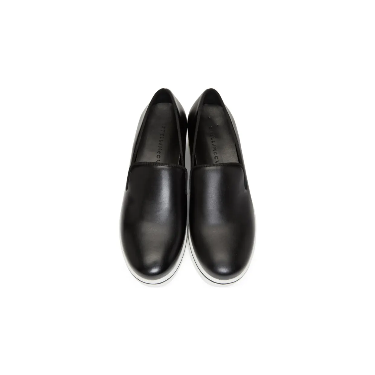 Stella McCartney Black Binx Platform Slip-On Sneakers (580181W188Q) (4)