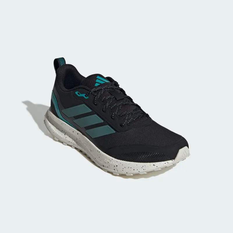 Adidas Runfalcon 5 TR Running Shoes Core Black / Preloved Teal / Pure Teal (JP7626)