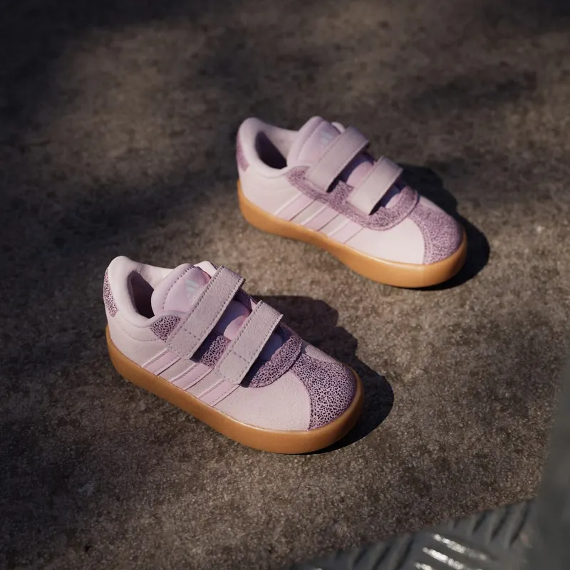 Adidas VL Court 3.0 Sneakers Kids Clear Pink / Clear Pink / Gum (JP7851)