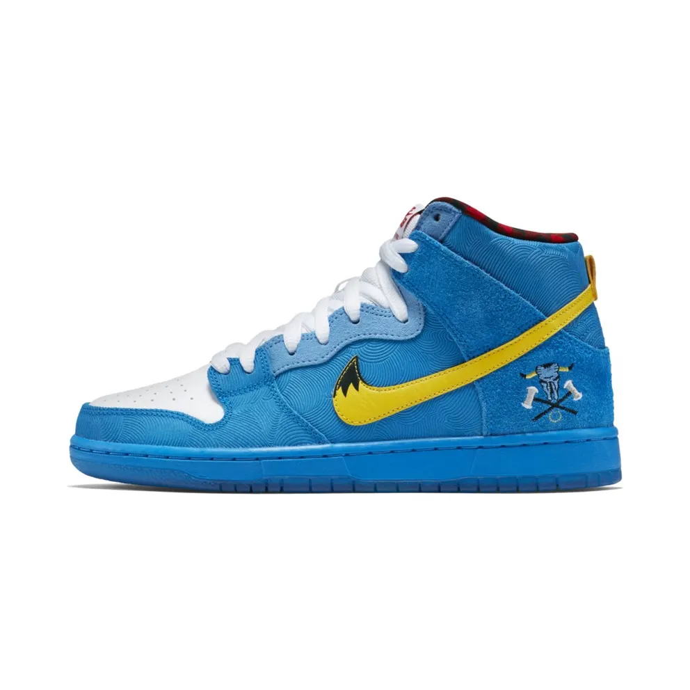Nike Dunk SB High Familia Blue Ox Photo Blue/Tour Yellow-White-University Blue (313171-471)