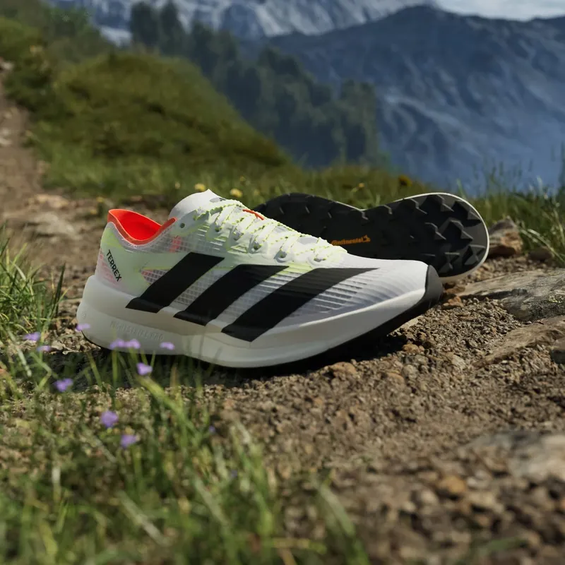 Adidas Terrex Agravic Speed 2 Trail Running Shoes Cloud White / Core Black / Semi Impact Orange (JS3537)