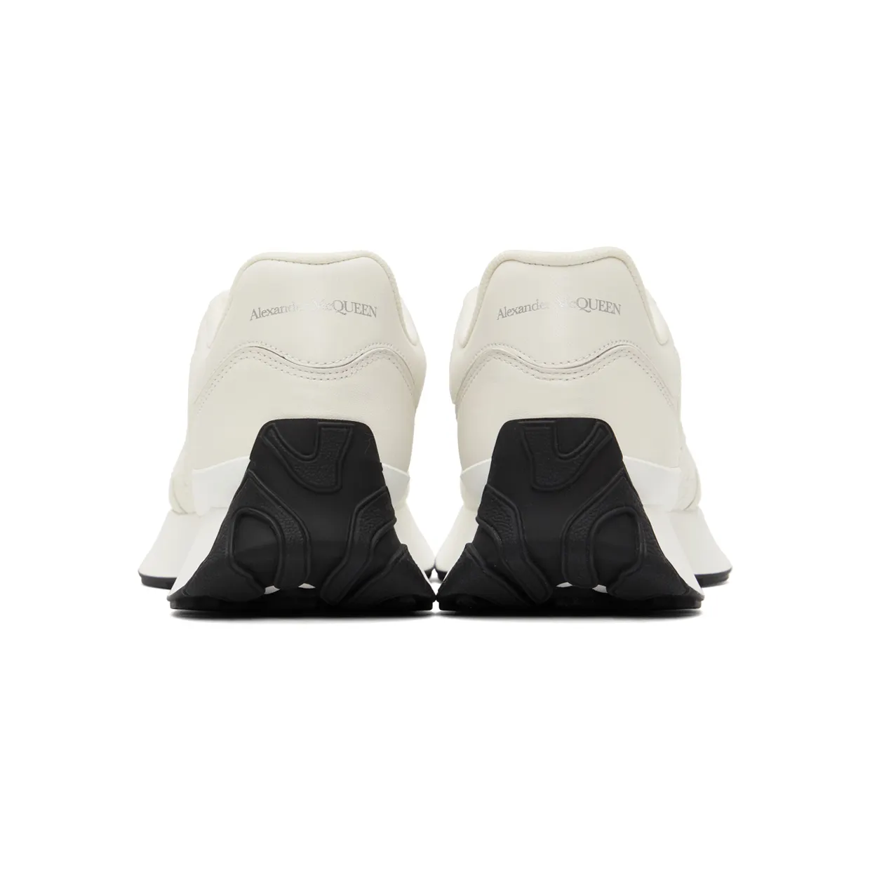 Alexander McQueen White Sprint Runner Sneakers (687995WIC92) (2)