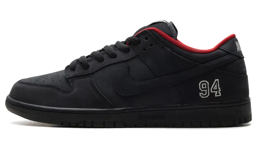 Nike SB Dunk Low “Supreme – Black” (HQ8487-001)