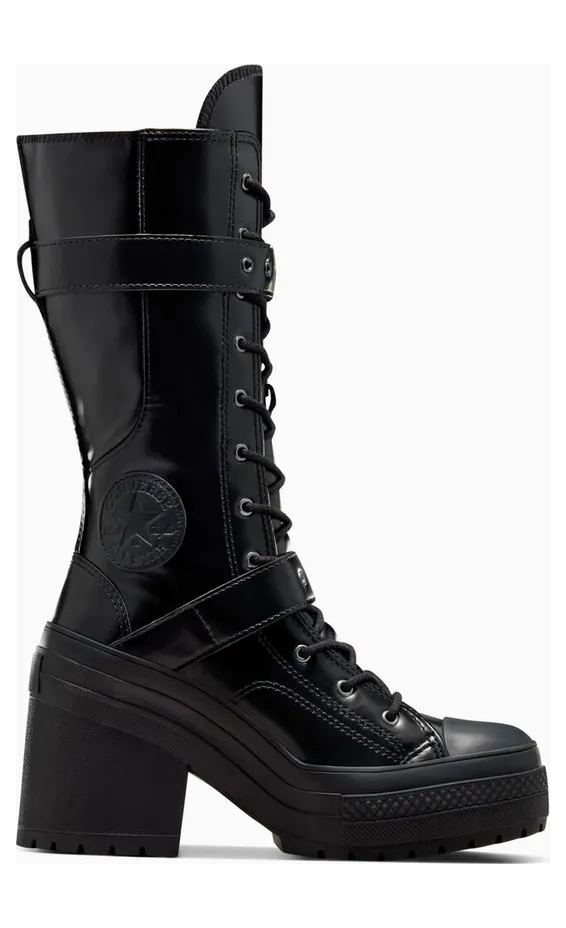 Converse Chuck 70 De Luxe XXHi Leather Black/Black/Black (A12821C)