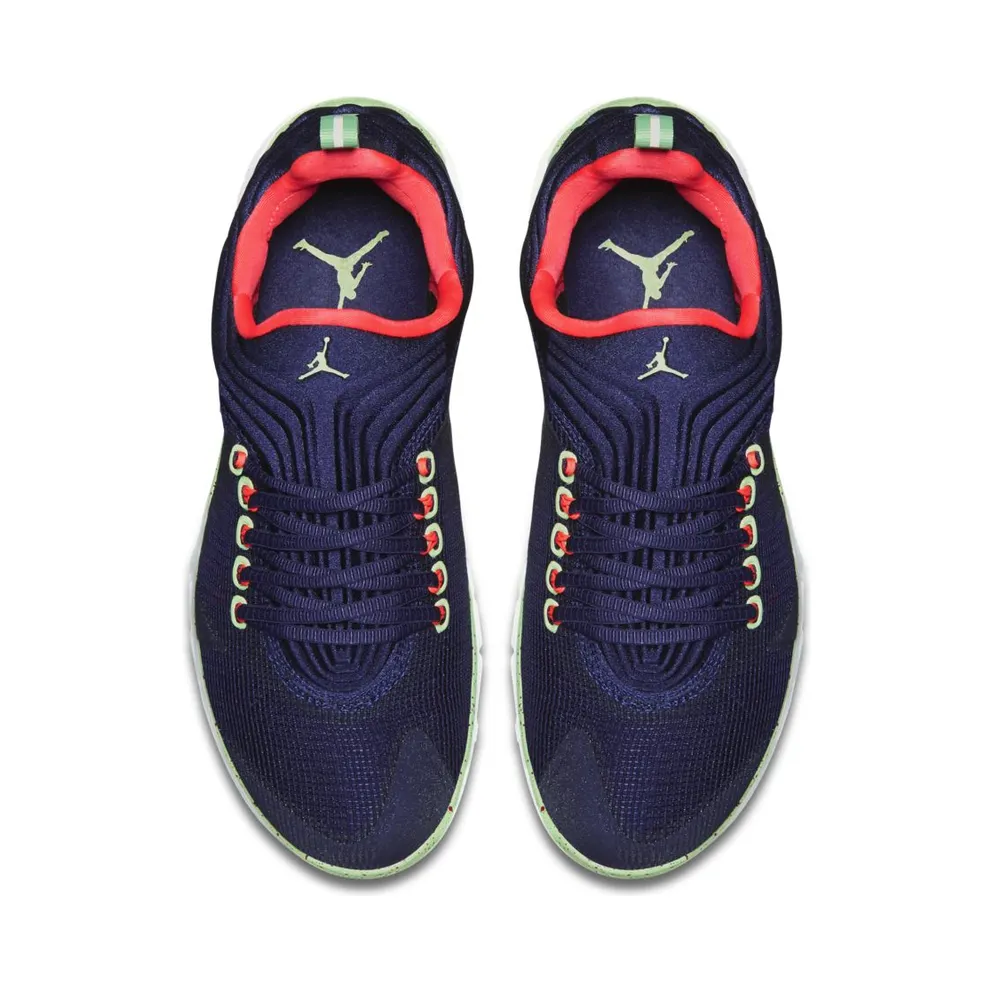Jordan Flight Flex Trainer Ink/Lt Psn Green-Infrrd 23-White Ink/Lt Psn Green-Infrrd 23-White (654268-532)