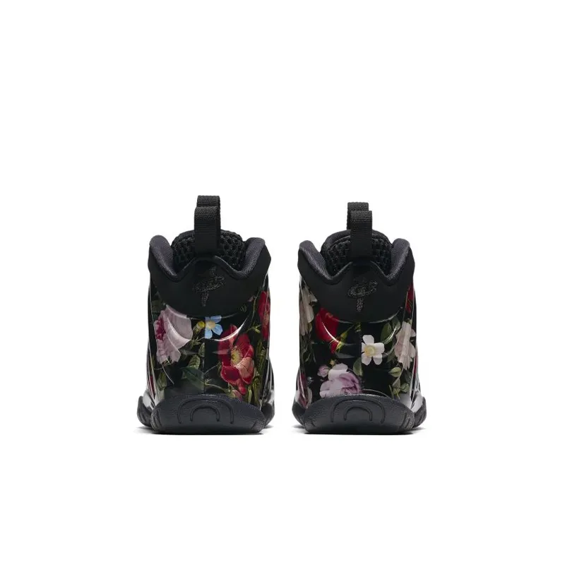 Nike Air Foamposite One Floral (PS) Black/Black-Metallic Gold (AT8249-001)