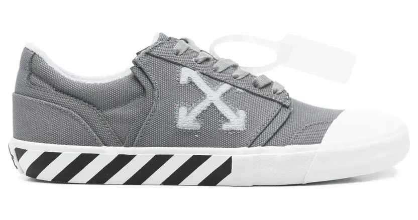 Off-White Vulcanized Undercut mit Streifen “Grey” (OMIA2A2F25FAB0027801)