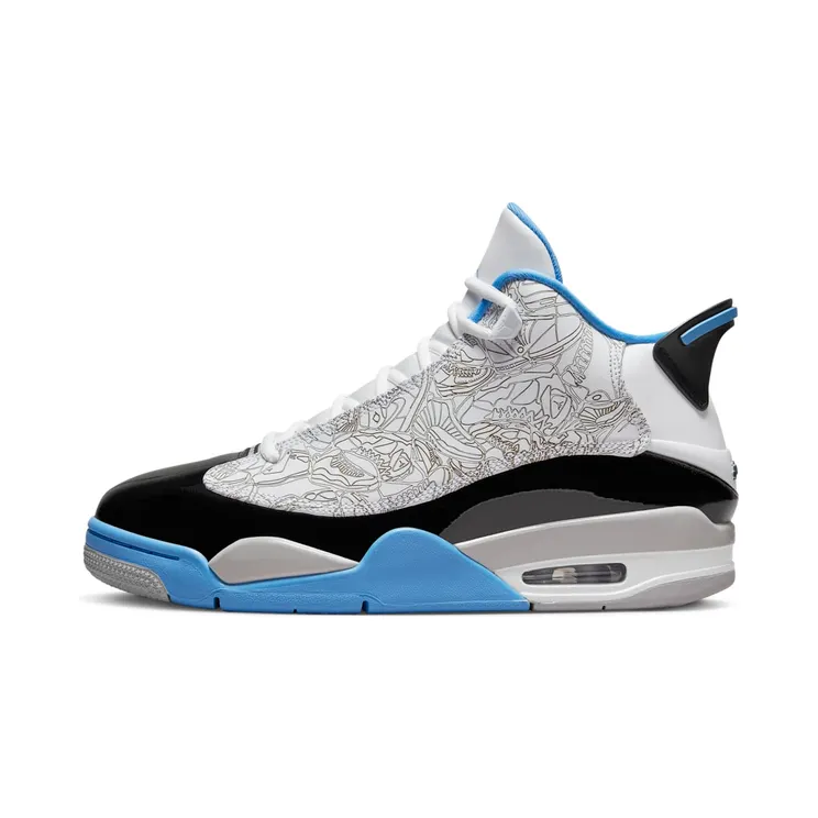 Jordan Dub Zero Legend “White / Black / Neutral Grey / University Blue” (311046-114)