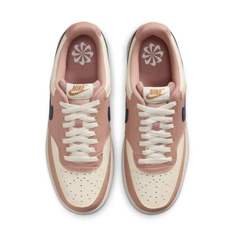 Nike Court Vision Particle Pink/Pale Ivory/Metallic Gold/Midnight Navy (DH3158-606)