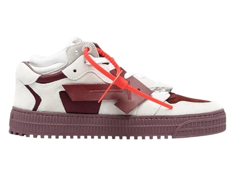 OFF-WHITE 3.0 Floating Arrow White Burgundy (OWIA181E20LEA0010128)