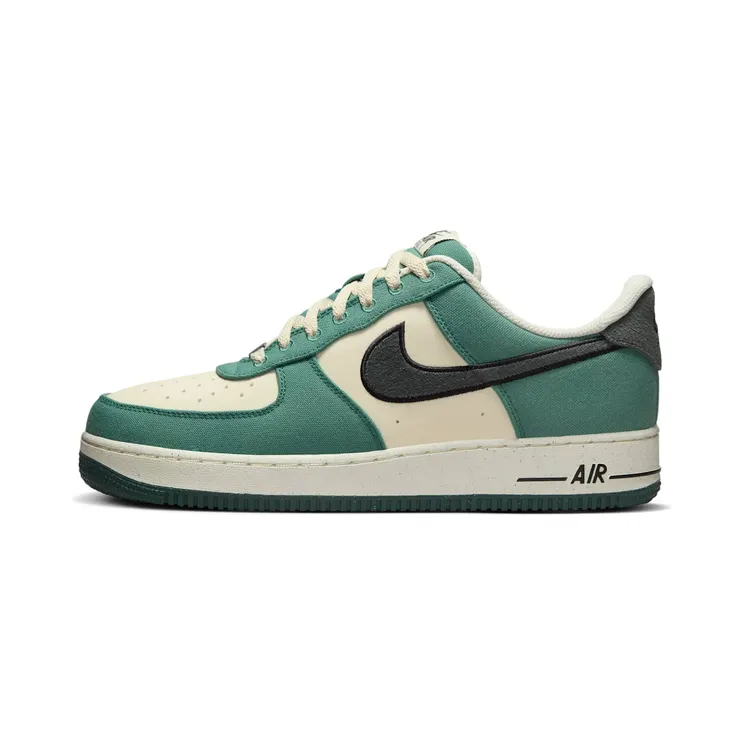 Nike Air Force 1 ’07 “Coconut Milk / Bicoastal / Black / Vintage Green” (FQ8713-100)