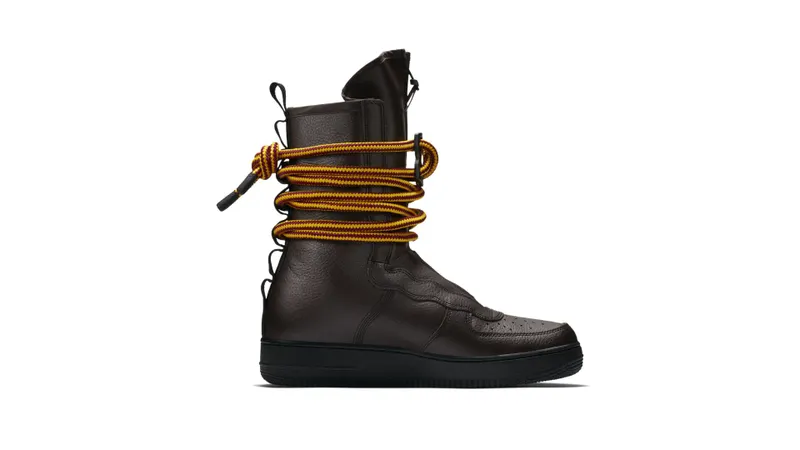 Nike SF Air Force 1 High Beef and Broccoli Pack Baroque Brown/Black-Yellow Ochre (AA1128-204)
