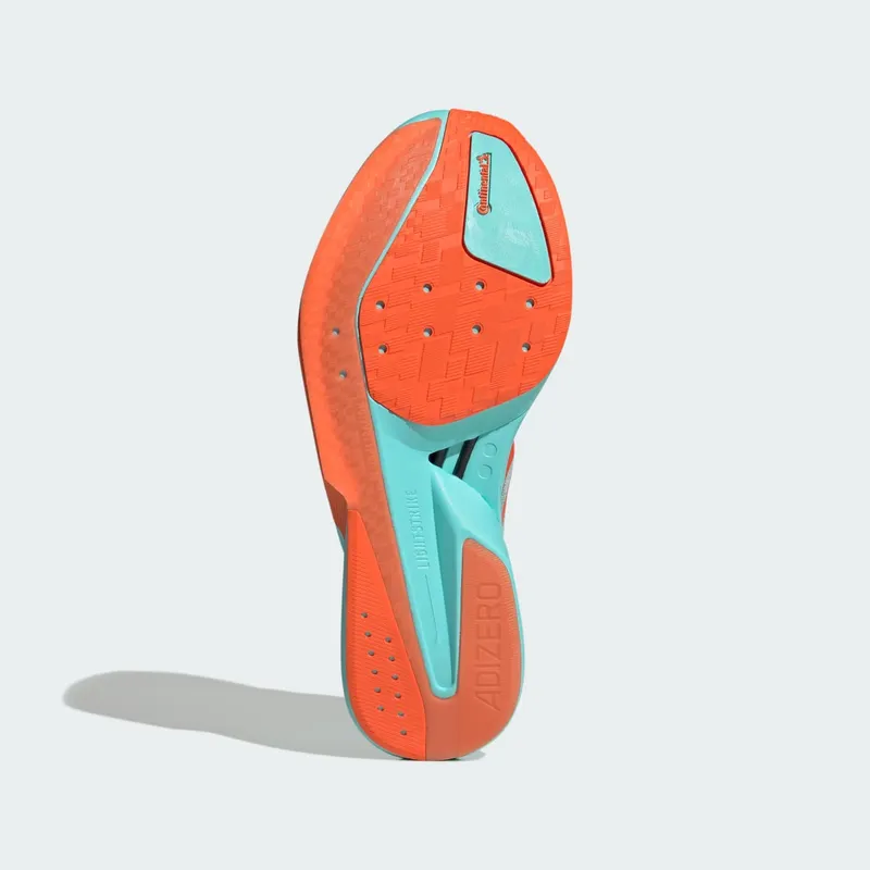 Adidas Adizero Boston 13 Flash Aqua / Impact Orange / Iron Metallic (KZ9027)