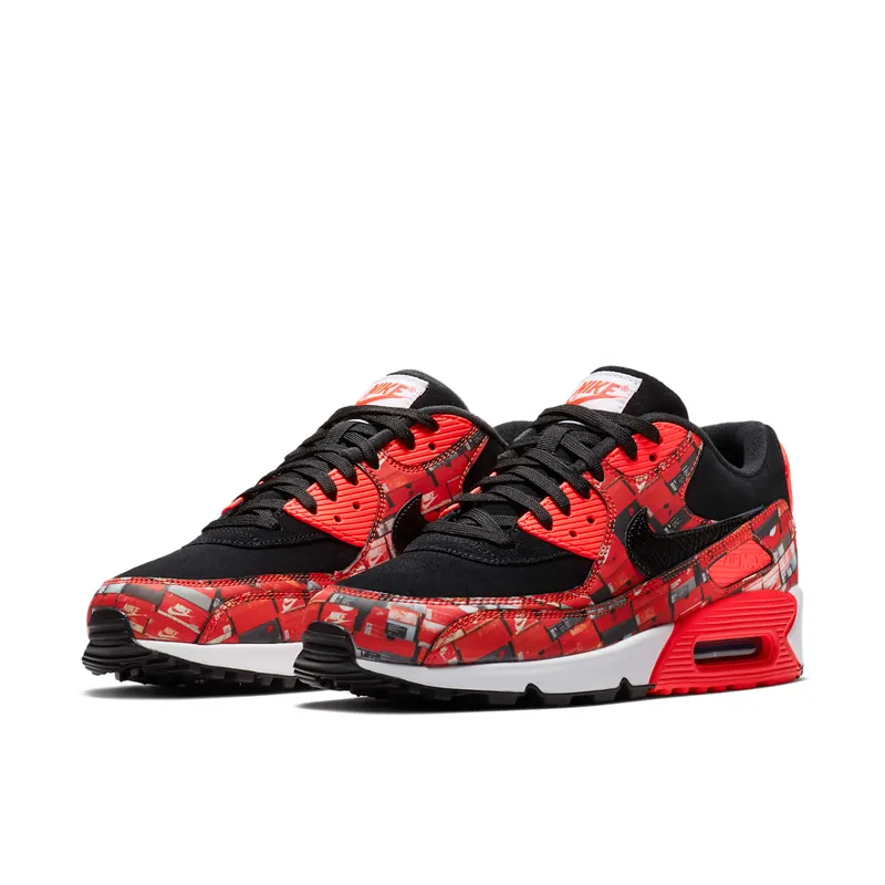 Nike x Atmos Air Max 90 ‘We Love ‘ Box Pack (Bright Crimson) (2018) (AQ0926-001)