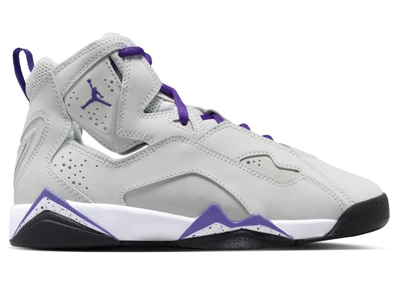 Jordan True Flight Light Base Grey White Black Purple Venom (343795-052)