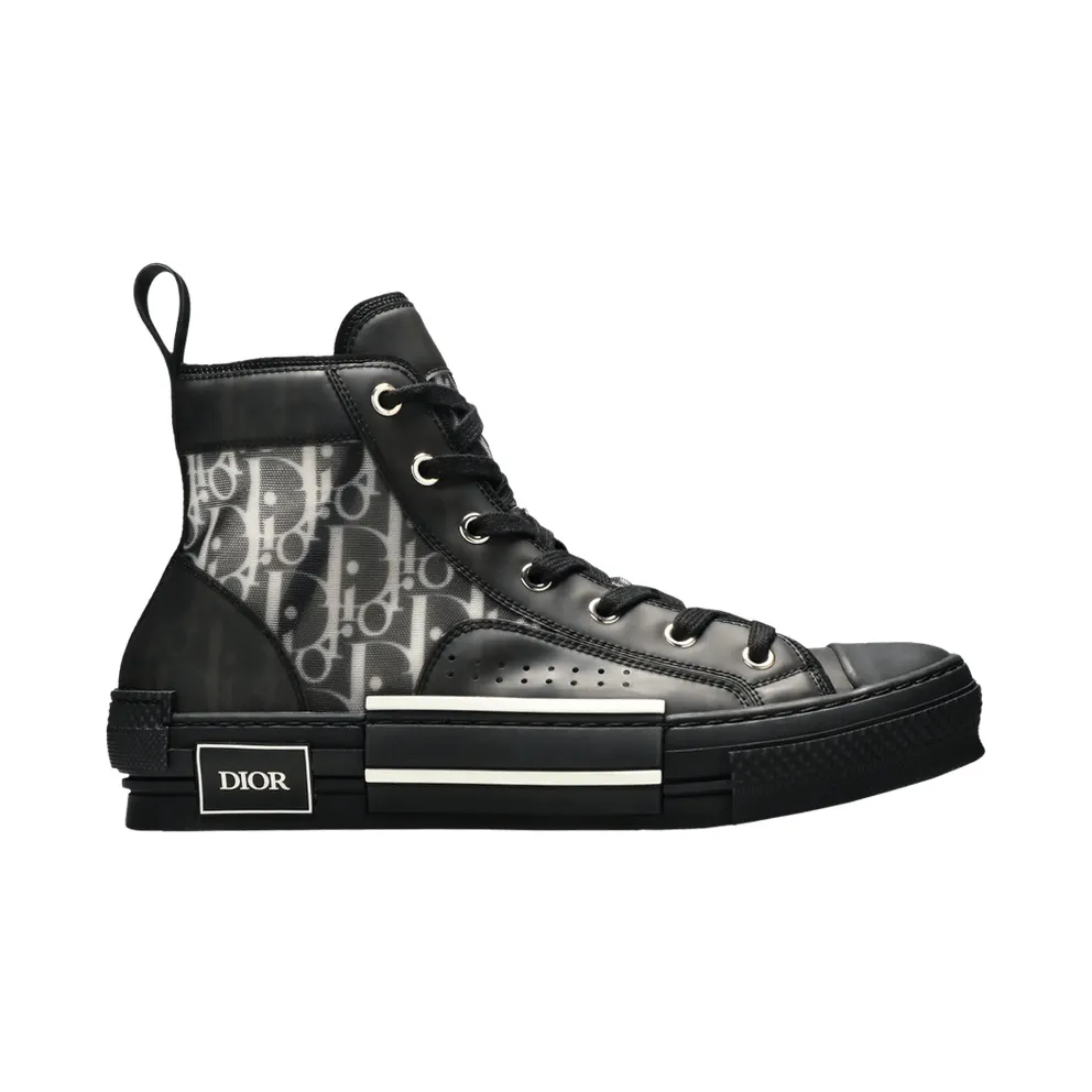 Dior B23 High Top Canvas Oblique Black (3SH118YJP_H960)