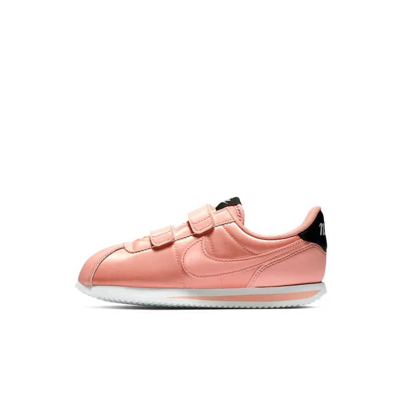 Nike Cortez Basic Valentines Day 2019 Bleached Coral (PS) Bleached Coral/Bleached Coral-Black-White (BQ7099-600)