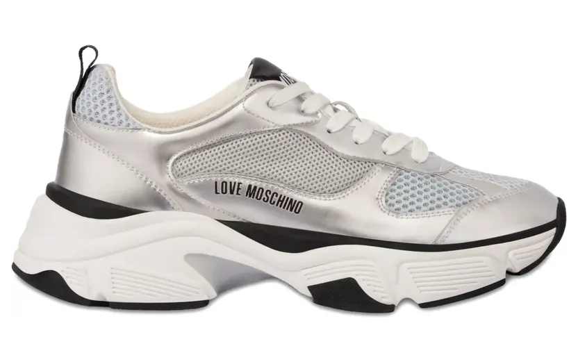 Love Moschino mit Schnürung “Silver” (JA15246G1NIQE)