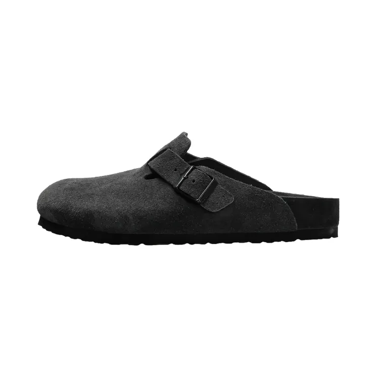 Birkenstock Boston Exquisite Suede “Charcoal” (1031485)