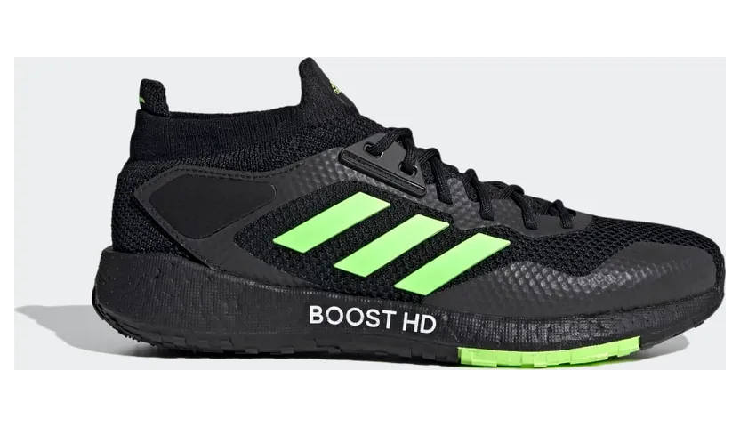 adidas Pulseboost HD Laufschuh Core Black / Signal Green / Cloud White (EG9972)