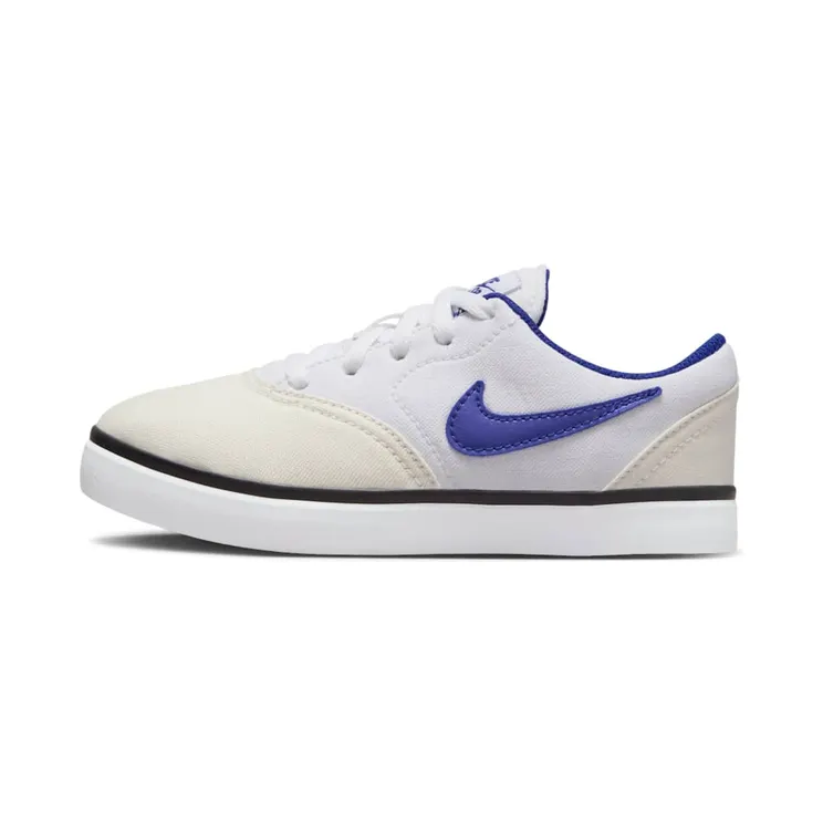 Nike SB Check Canvas White Summit White Black Deep Royal Blue (905371-102)