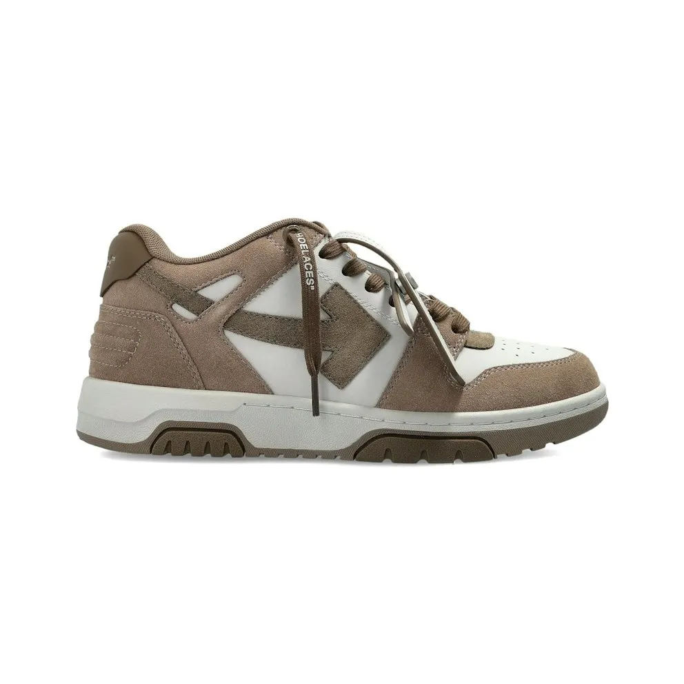OFF-WHITE Out Of Office Low Tops Rodio Light Brown (OMIA189S26LEA005096D)