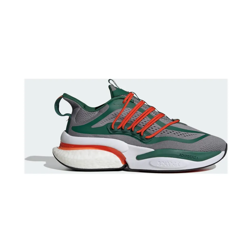 adidas Miami Alphaboost V1 Grey Team Dark Green Team Orange (IE1038)