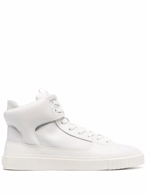 Just Cavalli High-Top-Sneakers mit Einsätzen – Weiß (S12WS0183P0639)