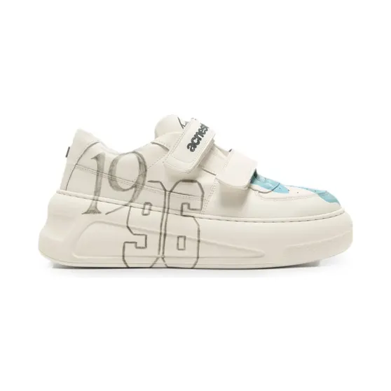 Acne Studios Plateau-Sneakers mit Klettverschluss Nude (CD0030)