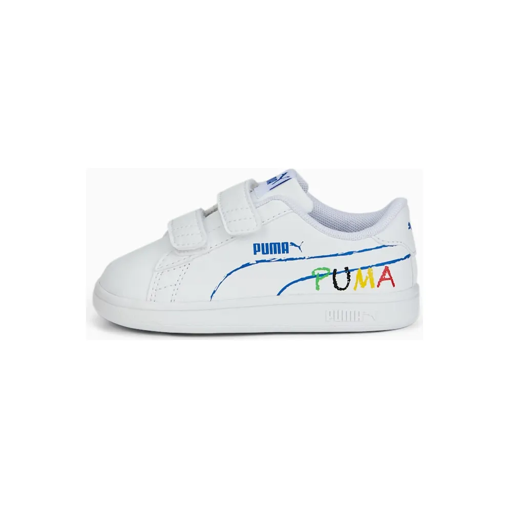 Puma Smash v2 Home School Black/Blue/Green (38620102)