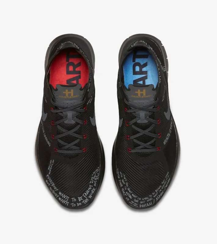 Nike Free Train Instinct Hustle Hart Black Black/Black-University Red (848416-001)