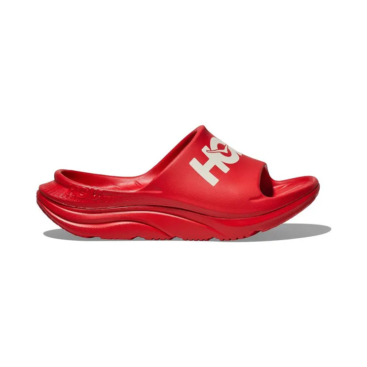 Hoka One Ora Athletic Slide Vermillion White (1155154-VNW)