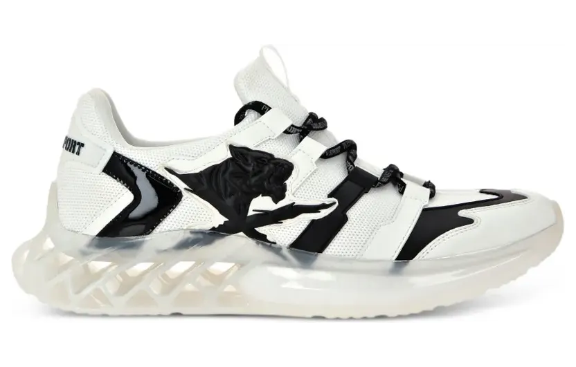 Plein Sport Runner Tiger Sneakers – Weiß (FABSUSC0332PTE003N)