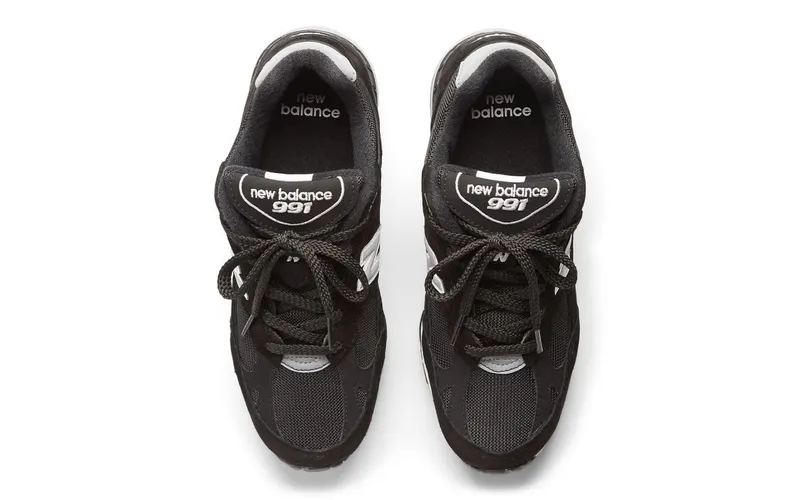 New Balance 991 MiUK Black Silver (W991EKS)