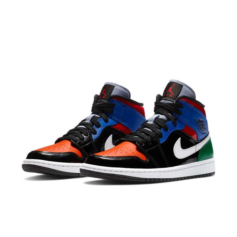 Air Jordan WMNS 1 Mid SE ‘Multi Patent’ (2020) (CV5276-001)
